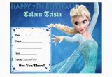 Frozen themed Birthday Invitation Cards Frozen Invitation theme Frozen Elsa Invitation Card