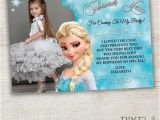 Frozen themed Birthday Invitation Cards Frozen Thank You Card Frozen Birthday Party by