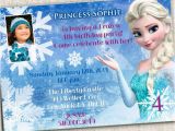 Frozen themed Birthday Invitations Disney Frozen Invitation Custom Photo Printable Design