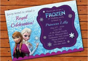 Frozen themed Birthday Invitations Frozen themed Invitation 5×7 Printable Digital File