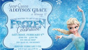 Frozen themed Birthday Invitations Frozen themed Party Invitations Printable Pdfs Elsa and Anna