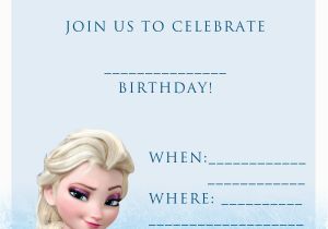 Frozen themed Birthday Party Invitations 20 Frozen Birthday Party Ideas