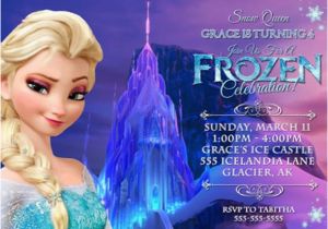 Frozen themed Birthday Party Invitations Using Frozen theme for Girl S Party Invitations