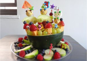 Fruit Decoration for Birthday Fruit Birthday Cake Working Mom 39 S Edible Art