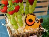 Fruit Decoration for Birthday Jungle Safari Birthday Party