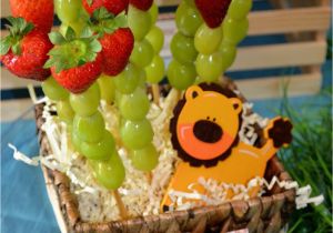 Fruit Decoration for Birthday Jungle Safari Birthday Party