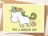 Fun Birthday Cards to Make Unicorn Card Funny Birthday Card Unicorn Birthday Card