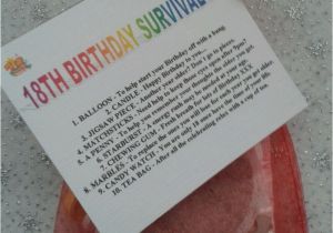 Fun Birthday Ideas for Him London 18th Birthday Survival Kit Fun Unusual Novelty Present