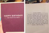 Funniest Birthday Card Ever This is the Perfect Birthday Card if You Have No Idea What