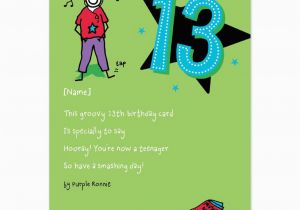 Funny 13th Birthday Cards 13th Birthday Quotes for son Quotesgram
