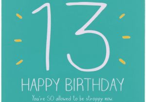 Funny 13th Birthday Cards Funny Quotes Happy 13th Birthday Quotesgram