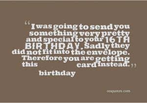 Funny 16th Birthday Cards 16th Birthday Quotes Funny Quotesgram