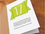 Funny 17th Birthday Cards 17th Birthday Card Funny Birthday Card Funny 17 Card On