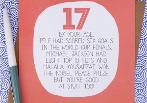 Funny 17th Birthday Cards by Your Age Funny 17th Birthday Card by Paper Plane