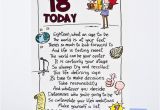 Funny 18th Birthday Card Messages 18th Birthday Card Humprous 18 today Only 89p