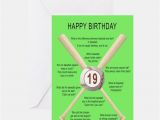 Funny 19th Birthday Cards Funny 19th Birthday Greeting Cards Card Ideas Sayings