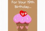 Funny 19th Birthday Cards Funny Chocolate Cupcake 19th Birthday Greeting Card Zazzle