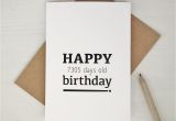 Funny 20th Birthday Cards 20th Birthday Card Happy 7305 Days Old Birthday Funny Birthday