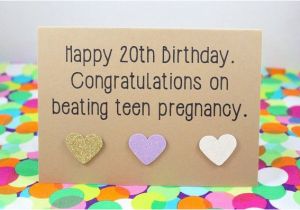 Funny 20th Birthday Cards Funny 20th Birthday Card Congratulations On Beating Teen