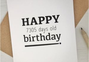 Funny 20th Birthday Cards the 25 Best 20th Birthday Presents Ideas On Pinterest