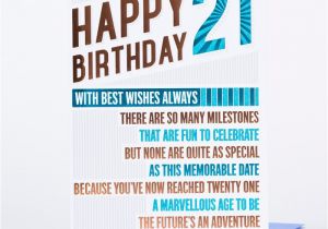 Funny 21 Year Old Birthday Cards 21st Birthday Card Happy Birthday 21 Only 89p