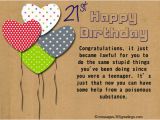 Funny 21 Year Old Birthday Cards 21st Birthday Wishes Messages and Greetings