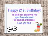 Funny 21 Year Old Birthday Cards Funny 21 Year Old Birthday Card 21st Birthday by Pixelpreppers