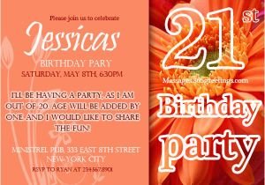 Funny 21st Birthday Invitation Wording 21st Birthday Invitations 365greetings Com