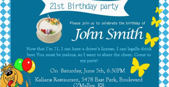 Funny 21st Birthday Invitation Wording 21st Birthday Invitations 365greetings Com