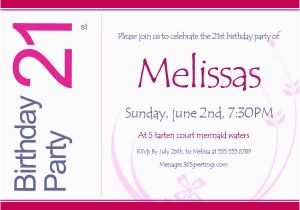 Funny 21st Birthday Invitation Wording 21st Birthday Invitations 365greetings Com