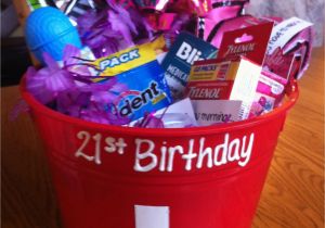 Funny 21st Birthday Presents for Him Gift Basket My Daughter Made This for My Daughter Her