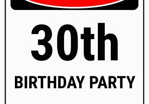 Funny 30th Birthday Decorations Funny 30th Birthday Gag Gifts