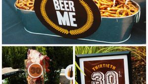 Funny 30th Birthday Ideas for Him Epic Dirty Thirty Birthday Beer Party B Lovely events