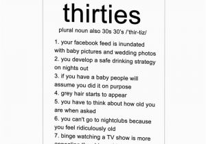 Funny 30th Birthday Ideas for Him Funny 30th Birthday Card Thirties Plural Noun