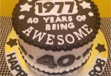 Funny 40th Birthday Cake Ideas for Him 40th Birthday Cake All buttercream with Fondant