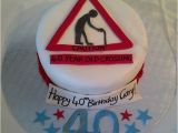 Funny 40th Birthday Cake Ideas for Him 40th Birthday Cake Old Man by Stephanie Sell Awesome