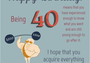 Funny 40th Birthday Card Messages Happy 40th Birthday Wishes