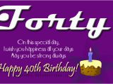 Funny 40th Birthday Card Sayings 40th Birthday Wishes 365greetings Com