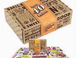 Funny 40th Birthday Gifts for Man Amazon Com Vintage Candy Co 40th Birthday Retro Candy
