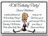 Funny 40th Birthday Invitation Wording Samples Funny Birthday Party Invitation Wording Dolanpedia