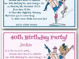 Funny 40th Birthday Invites 18th 21st 30th 40th 50th 60th Personalised Funny Birthday