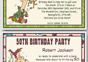 Funny 40th Birthday Invites 30th 40th 50th 60th 70th 80th Personalised Funny Birthday