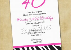 Funny 40th Birthday Invites Invitations for 40th Birthday Quotes Quotesgram