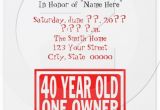 Funny 40th Birthday Party Invitations 7 Funny Invitation Card Designs