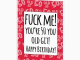 Funny 50 Year Old Birthday Cards Old Git Funny 50th Birthday Card Limalima Co Uk