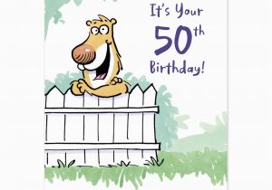 Funny 50th Birthday Card Sayings the Big 50 Birthday Quotes Quotesgram