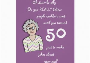 Funny 50th Birthday Cards for Men 50th Birthday for Her Funny Card Zazzle