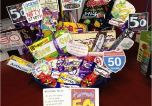 Funny 50th Birthday Gifts for Him 50th Birthday Gift Basket Ideas Birthday Gift Baskets