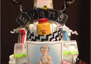 Funny 50th Birthday Ideas for A Man Funny Gag Gift Geriatric Diaper Cake Made From Quot Depends
