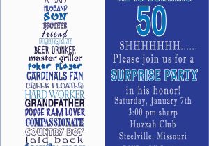 Funny 50th Birthday Invitation Wording Ideas Awesome Free Template Funny 50th Birthday Party Invitation